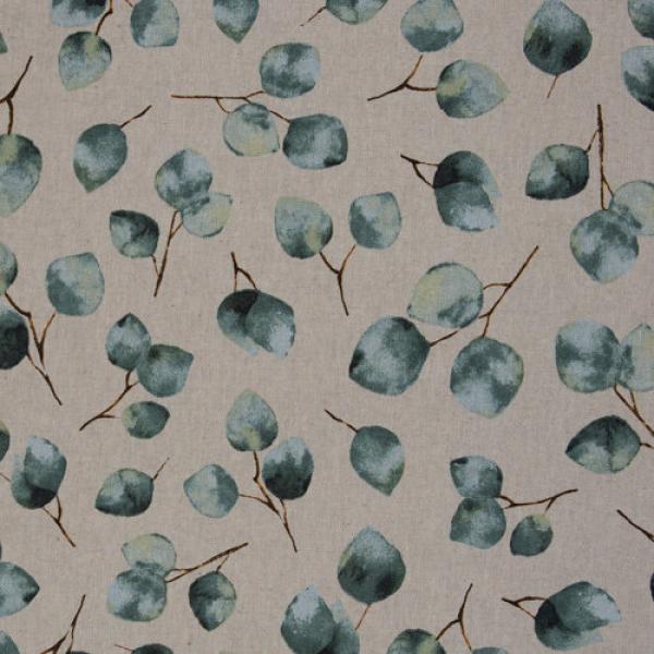Dekodruck Swafing Eukalyptus Ranken auf Beige